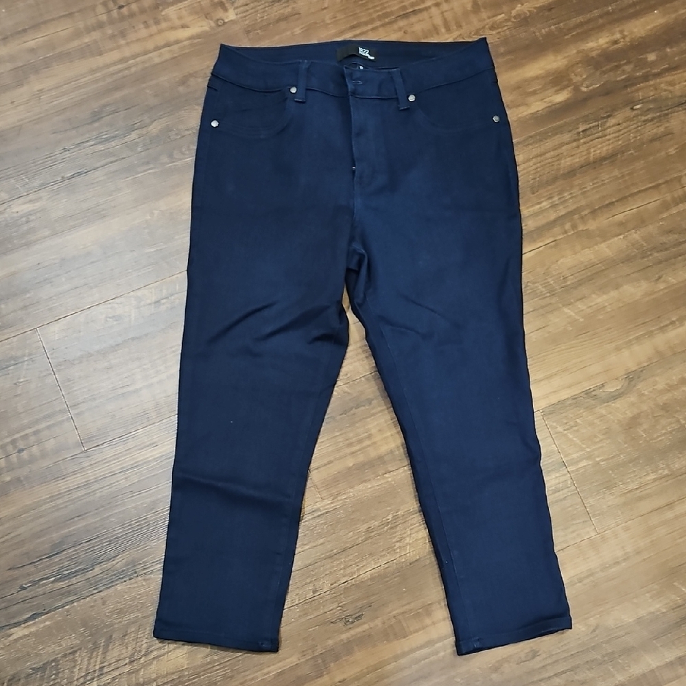 1822 Denim Deep Navy Capri/Crop Jeans